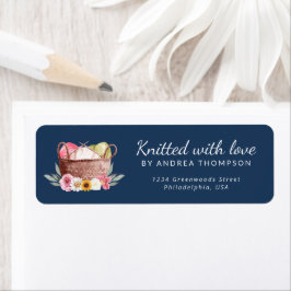 Gebreid met Liefde Handgemaakte Garen Haakmand Etiket