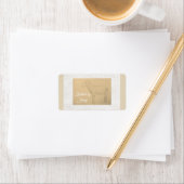 Gebreid met schapenpapier etiket (Insitu)