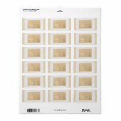 Gebreid met schapenpapier etiket (Full Sheet)