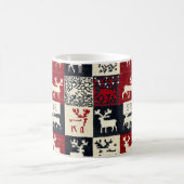 gebreid patchwork kerstpatroon | rustiek koffiemok (Center)