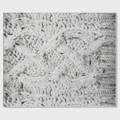 Gebreid patroon cadeaupapier (Vlak)