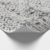 Gebreid patroon cadeaupapier (Hoek)