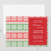 Gebreid patroon kaart (Voorkant / Achterkant)