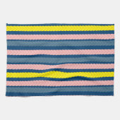 gebreid patroon keukenhanddoek (Horizontaal)