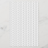 Gebreid patroon Modern Professional Handgemaakt Flyer (Achterkant)