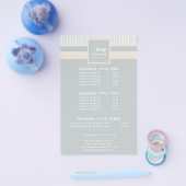 Gebreid patroon Modern Professional Handgemaakt Flyer (Enkel)