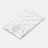 Gebreid patroon Modern Professional Handgemaakt Post-it® Notes (Schuin)