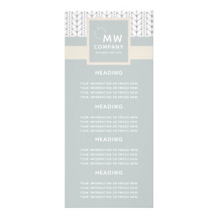 Gebreid patroon Modern Professional Handgemaakt Reclamekaart