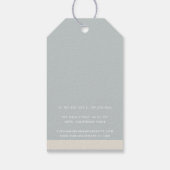 Gebreid patroon Modern Professional Logo Cadeaulabel (Achterkant)