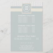 Gebreid patroon Modern Professional Logo Flyer (Voorkant)