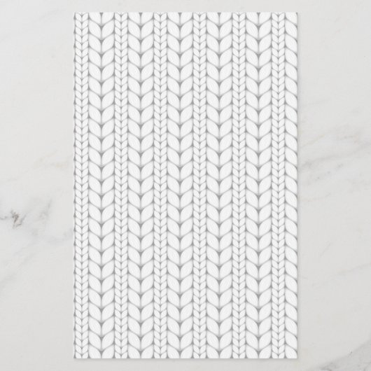 Gebreid patroon Modern Professional Logo Flyer (Achterkant)