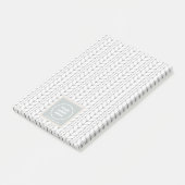 Gebreid patroon Modern Professional Logo Post-it® Notes (Schuin)