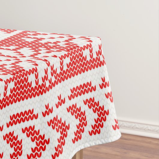 Gebreid patroon tafelkleed (Voorbeeld)