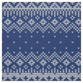 Gebreid Steekpatroon 5 Marineblauw ID208 Stof (Swatch)