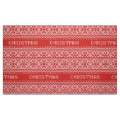 Gebreid Stitch Pattern1 Red/White ID208 Stof (Fat Quarter)