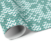 Gebreid Stitch Pattern8 Green ID208 Cadeaupapier (Rol Hoek)