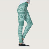Gebreid Stitch Pattern8 Green ID208 Leggings (Rechts)