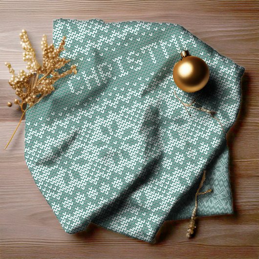 Gebreid Stitch Pattern8 Green ID208 Stof