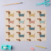 Gebreid trui patroon voor Dachshund Tissuepapier (Craft)