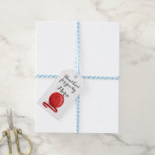 Gebreid voor u Gepersonaliseerd met zorginfo Cadeaulabel (Met Touw)