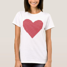 Gebreid Warm Heart Tshirt