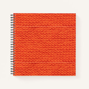 Gebreid wolpatroon notitieboek