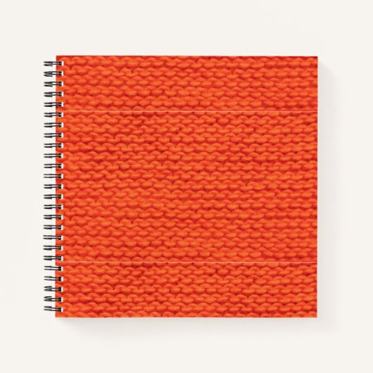 Gebreid wolpatroon notitieboek (Voorkant)