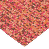 Gebreide abstracte Scandinavische motief in rode t Tafelkleed (Gekanteld)