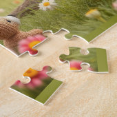 gebreide beren legpuzzel (Zijkant)