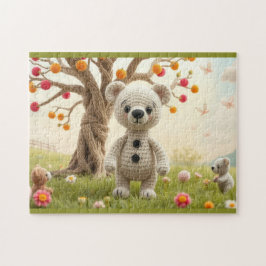 gebreide beren legpuzzel