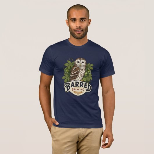 Gebreide Brouw T-shirt (Voorkant volledig)