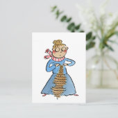 gebreide cello briefkaart (Staand voorkant)