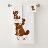 Gebreide Design Monogram Bad Handdoek (Insitu)