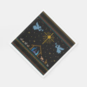 Gebreide Geboorte - Lelijke Kerstmis Sweater Stijl Servet (Hoek)