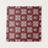 Gebreide geschenken: winterpatroon. wandkleed (Voorkant (horizontaal))