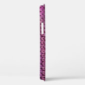 Gebreide harmonie: Paarse streep textuur Case-Mate iPhone Case (Achterkant / Rechts)