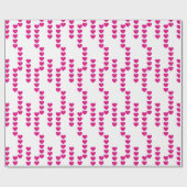 Gebreide harten. cadeaupapier (Vlak)