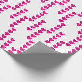 Gebreide harten. cadeaupapier (Hoek)