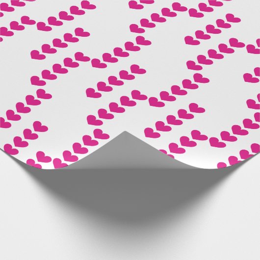 Gebreide harten. cadeaupapier (Hoek)