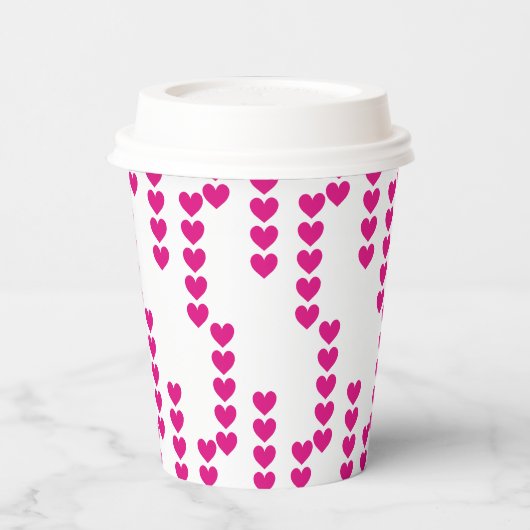 Gebreide harten. papieren bekers (Links)