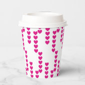 Gebreide harten. papieren bekers (Achterkant)