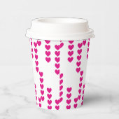 Gebreide harten. papieren bekers (Rechts)