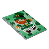 Gebreide kabouter st.Patrick's dag 2024 Notitieboek (Rechterzijde)