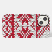 Gebreide Kerst iPhone Hoesje (Achterkant horizontaal)