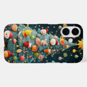 Gebreide Kerstboom Festieve Sieraden Schattig Case-Mate iPhone Case (Achterkant (horizontaal))