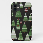 Gebreide kerstboom patroon Case-Mate iPhone case (Achterkant)