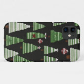 Gebreide kerstboom patroon Case-Mate iPhone case (Achterkant (horizontaal))