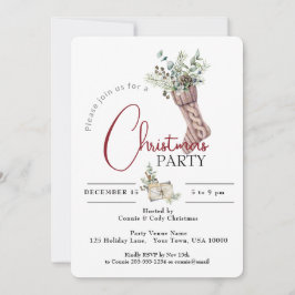 GEBREIDE KERSTKOUS MET GROENE PARTIJ KAART