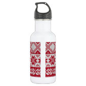 Gebreide Kerstmis Waterfles (Achterkant)