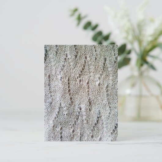 Gebreide lactatie briefkaart (Staand voorkant)